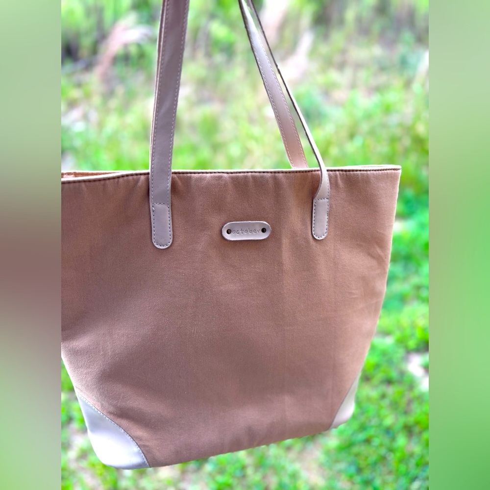 October Jaipur‎ almond tote from causebox